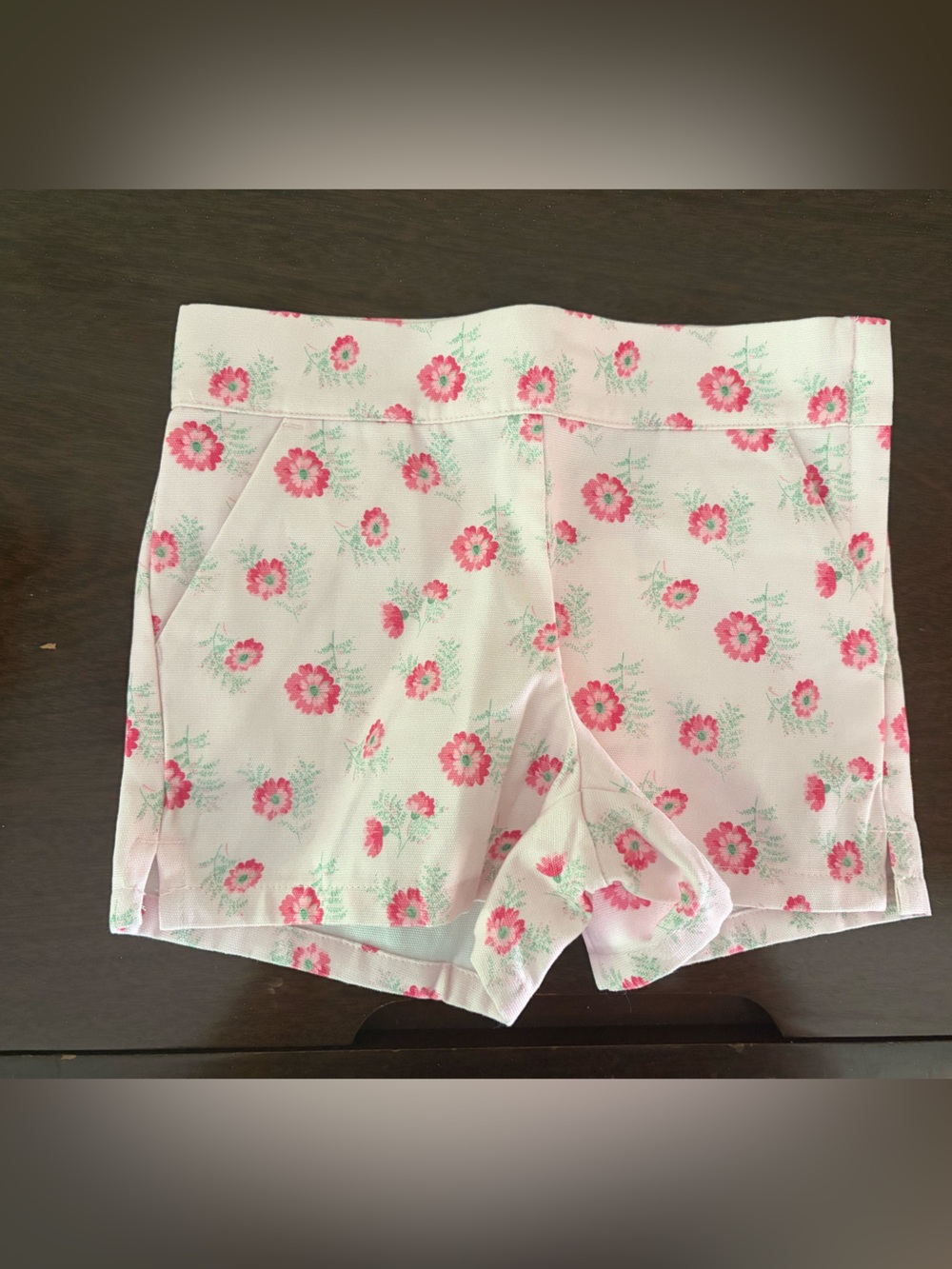 Janie and Jack Pink Floral Girls' Shorts size 3